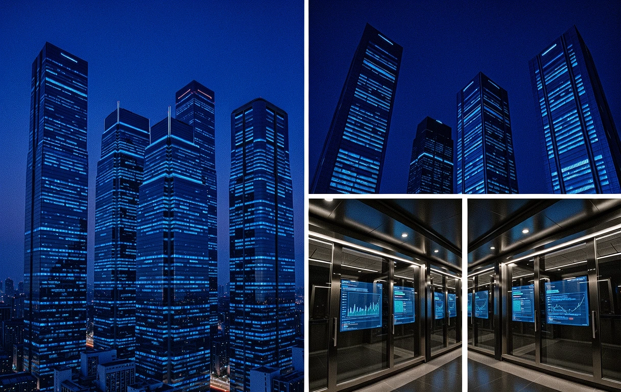 Seoul Digital District at Night